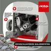 Close-up view of the internal mechanism of a garden shredder, highlighting its cutting components and features. Produktbild-Vorschau