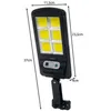 Izoxis 19443 Pouličné osvetlenie solárne 120 LED COB, IP65, Náhľad obrázku produktu 9