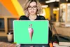 MuchoWow® Laptop Aufkleber Sticker Cover Eistüten - Produktbild-Vorschau 5
