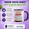 Tasse 70. Geburtstag Mann Frau – „Achtung – Diese Tasse Produktbild-Vorschau 7