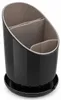WELLHAUS Scolapiatti ovale 19x12 cm, nero-grigio, Anteprima dell’immagine prodotto 3