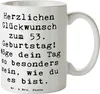Mr. & Mrs. Panda Kaffeetasse Spruch 53. Geburtstag - Weiß - Produktbild-Vorschau 1