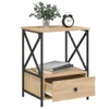 The Living Store Nachttische 2 Stk. Sonoma-Eiche 50x41x65 Produktbild-Vorschau 4
