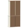 vidaXL Vysoká deska VIGO White 80x40x176 cm Borovicový Náhled obrázku produktu 6
