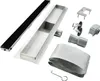 Aloni Duschrinne Schwarz Glas 100cm Produktbild-Vorschau 3