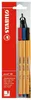 Fineliner - STABILO point 88 - 3er Pack - rot, blau, Produktbild-Vorschau 10