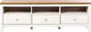 BELIANI TV Schrank Weiß / Braun Spanplatte 3 Schubladen Produktbild-Vorschau 5
