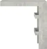vidaXL Nástenný barový stôl Concrete Grey 102x45x103,5 cm Náhľad obrázku produktu 3