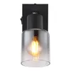GLOBO 54308-1 HUBERTUS Strahler Metall schwarz matt, 1x E14 Produktbild-Vorschau 4