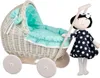 Kočík pre bábiku LILI Willow Cream 48X28 H26/47 CM Náhľad obrázku produktu 7