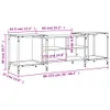 TV-Schrank Räuchereiche 153x37x50 cm Holzwerkstoff Produktbild-Vorschau 9