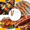 Špízy Šampónové špízy na mäso 32 cm Gril Nerezové 20 ks. Náhľad obrázku produktu 2