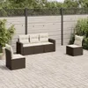 The Living Store 5-tlg. Garten-Sofagarnitur mit Kissen Produktbild-Vorschau 2