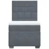 Boxspringbett mit Matratze Dunkelgrau 90x200 cm Samt Produktbild-Vorschau 4