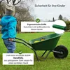 Kinderschubkarre uni dunkelgrün 40 kg 20L Kunststoffwanne Produktbild-Vorschau 4