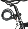 Verk 14551 Cadenas pour vélo - câble, 120 cm, 2 clés, noir Voir les images du produit 10