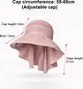 Sommer-Bucket-Hut für Damen mit Schal, breiter Krempe, Produktbild-Vorschau 6