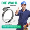 Set 2x Schlauchschellen Rohrschellen 32-50mmØ Bandbreite 9 Produktbild-Vorschau 7
