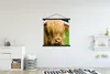 MuchoWow® Textilposter Schottisches Hochlandrind - Gras - Produktbild-Vorschau 2