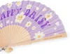 LEGAMI Faltfächer Daisy Violett – Handfächer Produktbild-Vorschau 4