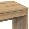 vidaXL Artisan dubový stôl 90x40x72 cm materiál na báze Náhľad obrázku produktu 6