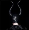 Halloween Kostüm Damen Königin Hörner Helm Cosplay Produktbild-Vorschau 4