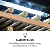Klarstein Weinkühlschrank 2 Zonen, 132L Produktbild-Vorschau 6