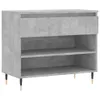 Schuhregal Betongrau 70x36x60 cm Holzwerkstoff Produktbild-Vorschau 1