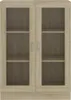 VidaXL 802753, Dąb, Drewno, Drewno, Szkło, Drewno, 825 mm, Podgląd zdjęcia produktu 5
