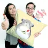 Mr. & Mrs. Panda kuschelkissen 40x40 Chinchilla Blume - Produktbild-Vorschau 5