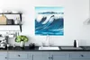 MuchoWow® Poster Golf - Meer - Aquarell 75x75 cm - Wand Produktbild-Vorschau 3