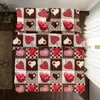 Lenzuola In Cotone 200X200 Cm, Motivo Cuori Anteprima dell’immagine prodotto 3