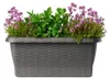 BAMA PAGLIA Blumenkasten mit Wasserspeicher, Anthrazit, 40 Produktbild-Vorschau 4