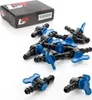 10x Absperrhahn Kugelhahn PE-Rohr Schlauch Tropfanlage Produktbild-Vorschau 1