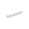 19" Kabelmanagement-Panel 1 HE konfigurierbar grau Delock Produktbild-Vorschau 2