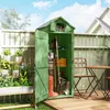Outsunny Gartenschrank Holz Geräteschuppen mit 3 abnehmbar Produktbild-Vorschau 2