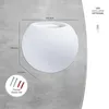 Wandleuchte Innen Wandlampe Flur Lampe Rund Indirektes Produktbild-Vorschau 3