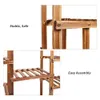 FATIVO Étagère à plantes en bois 115x25x96,5 cm – Support à Voir les images du produit 9