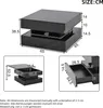 STILVORA 65 x 65 x 38.5 cm Couchtisch anhebbarer Produktbild-Vorschau 7