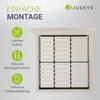 Juskys Polsterbett Salerno 180 x 200 cm, Cord Design & Produktbild-Vorschau 7