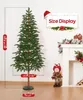 Yorbay 180cm Albero di Natale con base a disco e tronco Anteprima dell’immagine prodotto 5