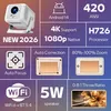 Projektor Led 420 Ansi 4K 130" Android 14 Smart Tv Wifi Náhled obrázku produktu 3