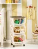 BAMA Scaffale mobile TIDY, bianco/marrone Anteprima dell’immagine prodotto 9