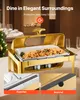 SucceBuy Set di scaldavivande rettangolari da 9 qt con Anteprima dell’immagine prodotto 7