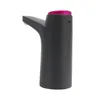 A black automatic water bottle pump with a pink top, shown against a white background. Produktbild-Vorschau