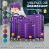 tillvex® Reisekoffer Set 4-TLG. + Gepäckwaage, 8X Produktbild-Vorschau 5