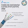 Extralink Cable de Red CAT6A F/FTP 25 m Cobre 10 Gb/s Vista previa de la imagen del producto 5