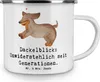 Mr. & Mrs. Panda Emaille Tasse Kurzhaardackel Dackelblick - Produktbild-Vorschau 3