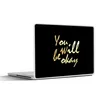 MuchoWow® Laptop Aufkleber Sticker Cover Zitat - Motivation Produktbild-Vorschau 1