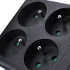 Solight Čierna rozbočovacia zásuvka 4x10A P108B Náhľad obrázku produktu 6